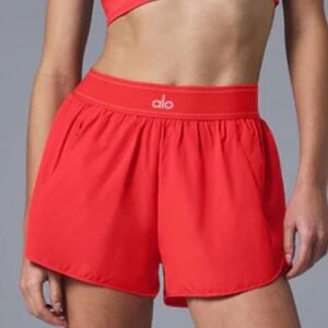 Alo Match Point Short Color: Red Hot Summer Size: XS NWOT